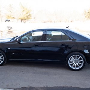 2007 Cadillac STS-V in Black Raven