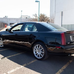 2007 Cadillac STS-V in Black Raven