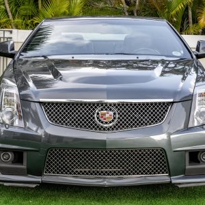 2011 Cadillac CTS-V Coupe in Thunder Gray Chromaflair