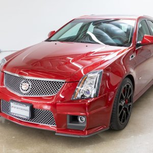 2014 Cadillac CTS-V Wagon in Red Obsession Tintcoat