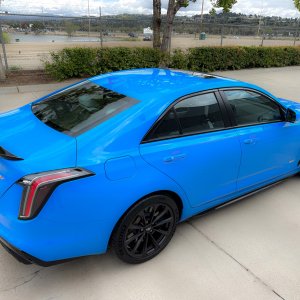 2023 Cadillac CT4-V Blackwing in Electric Blue