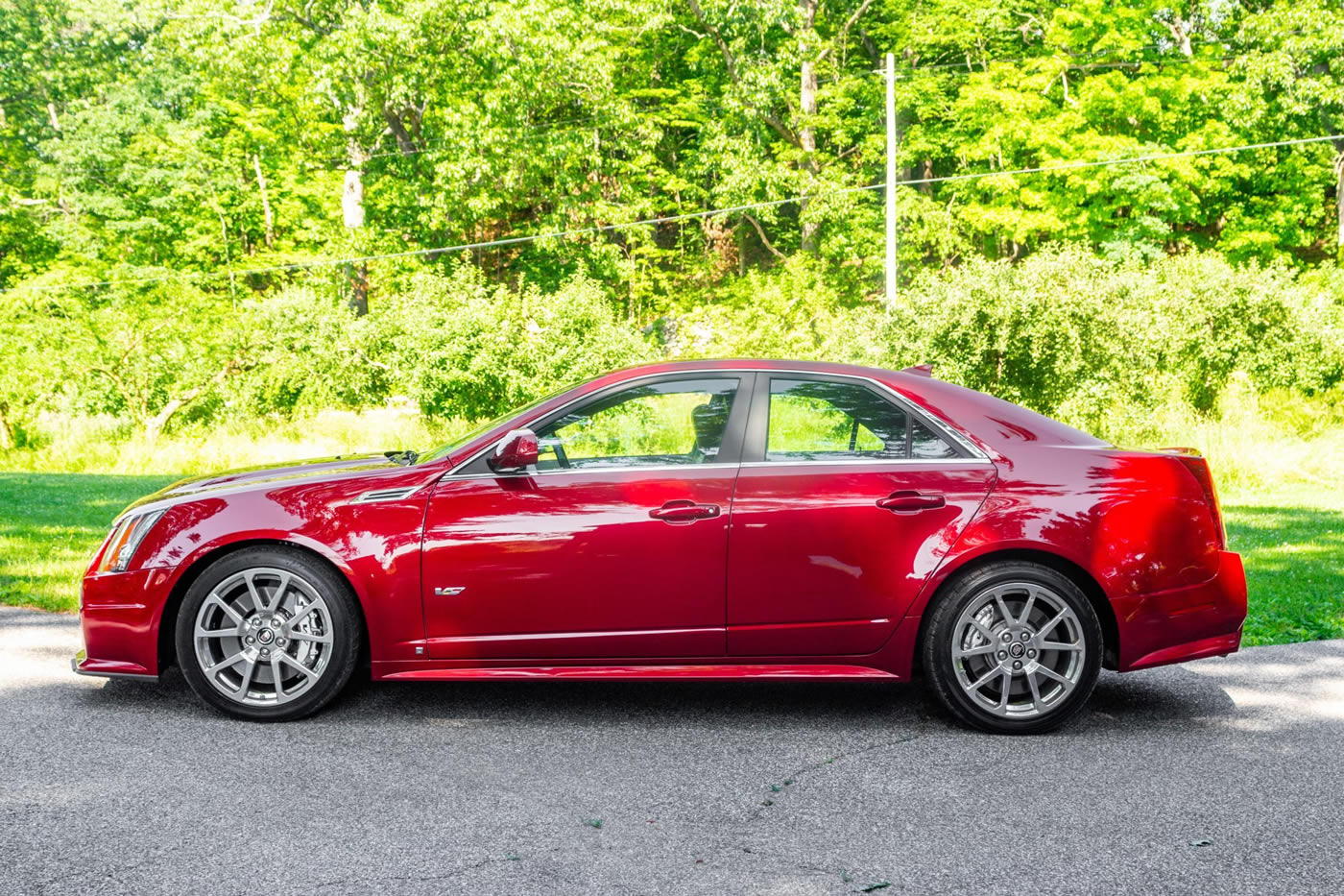 2009 Cadillac CTS-V Sedan in Crystal Red