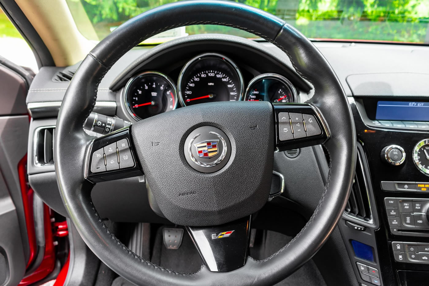 2009 Cadillac CTS-V Sedan in Crystal Red