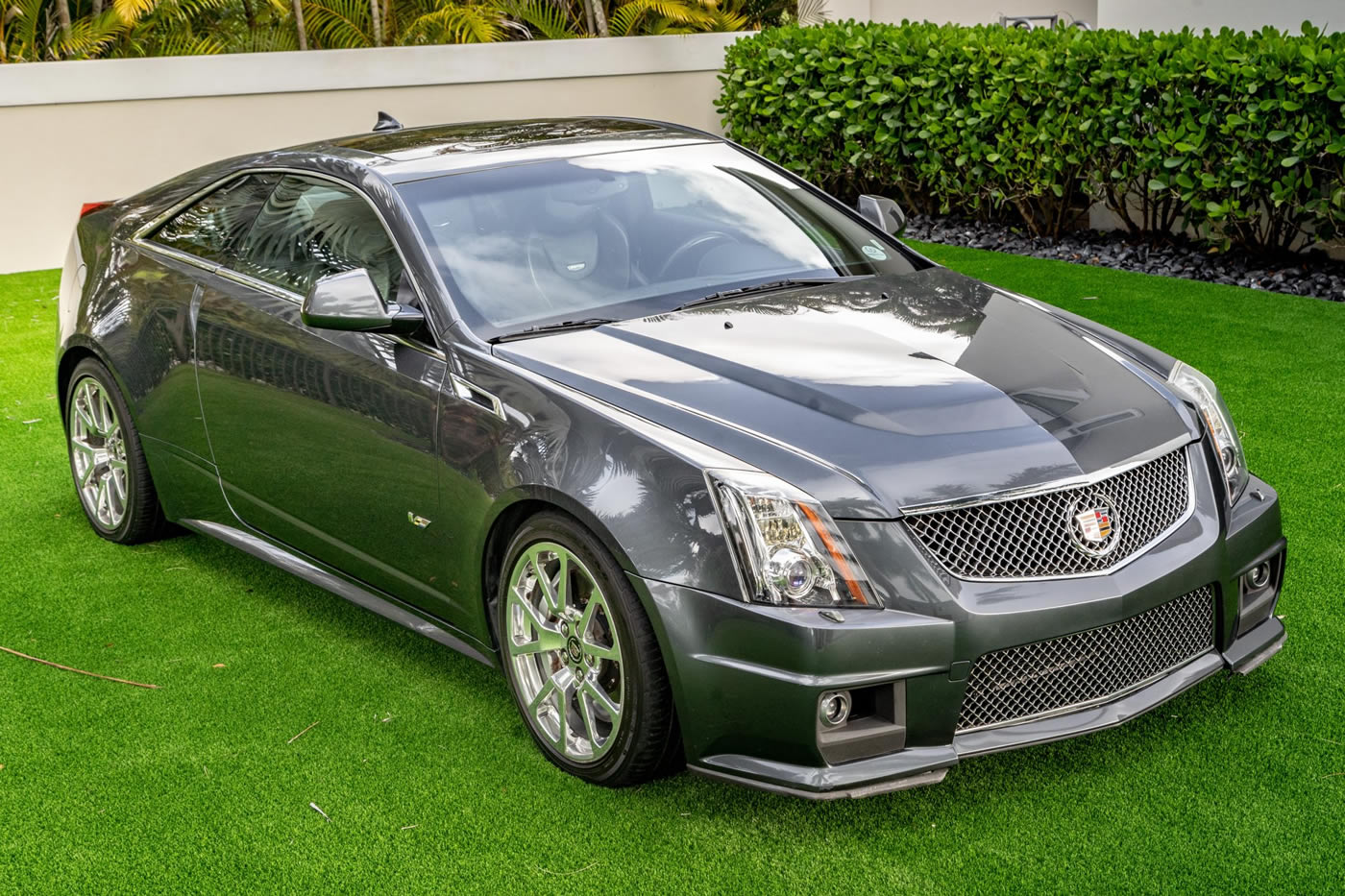 2011 Cadillac CTS-V Coupe in Thunder Gray Chromaflair