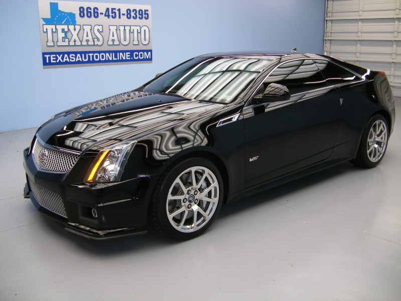 2012 Cadillac CTS-V Coupe in Black Raven