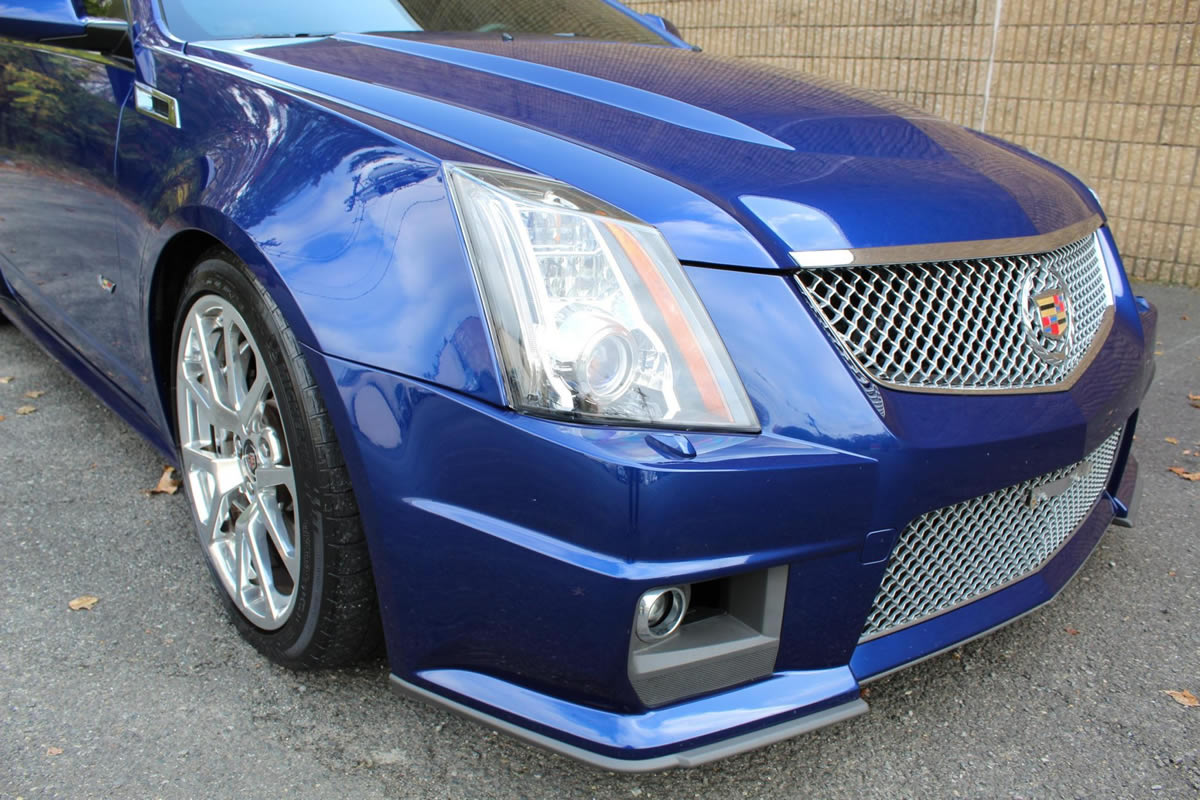 2012 Cadillac CTS-V Coupe in Opulent Blue Metallic