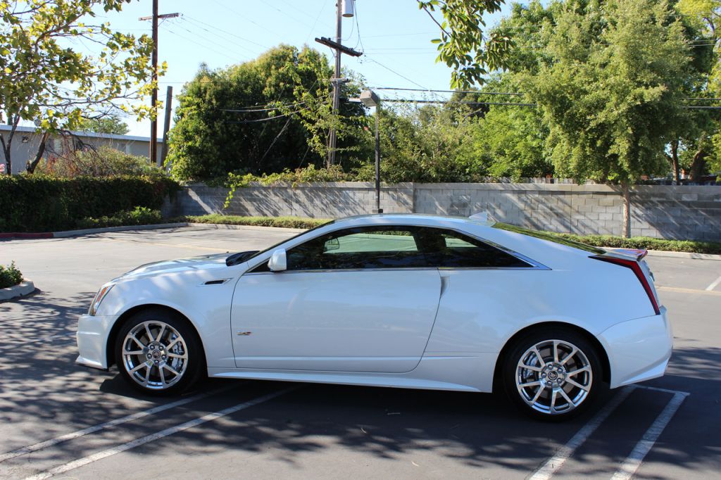 2012 Cadillac CTS-V Coupe - White Diamond Tricoat