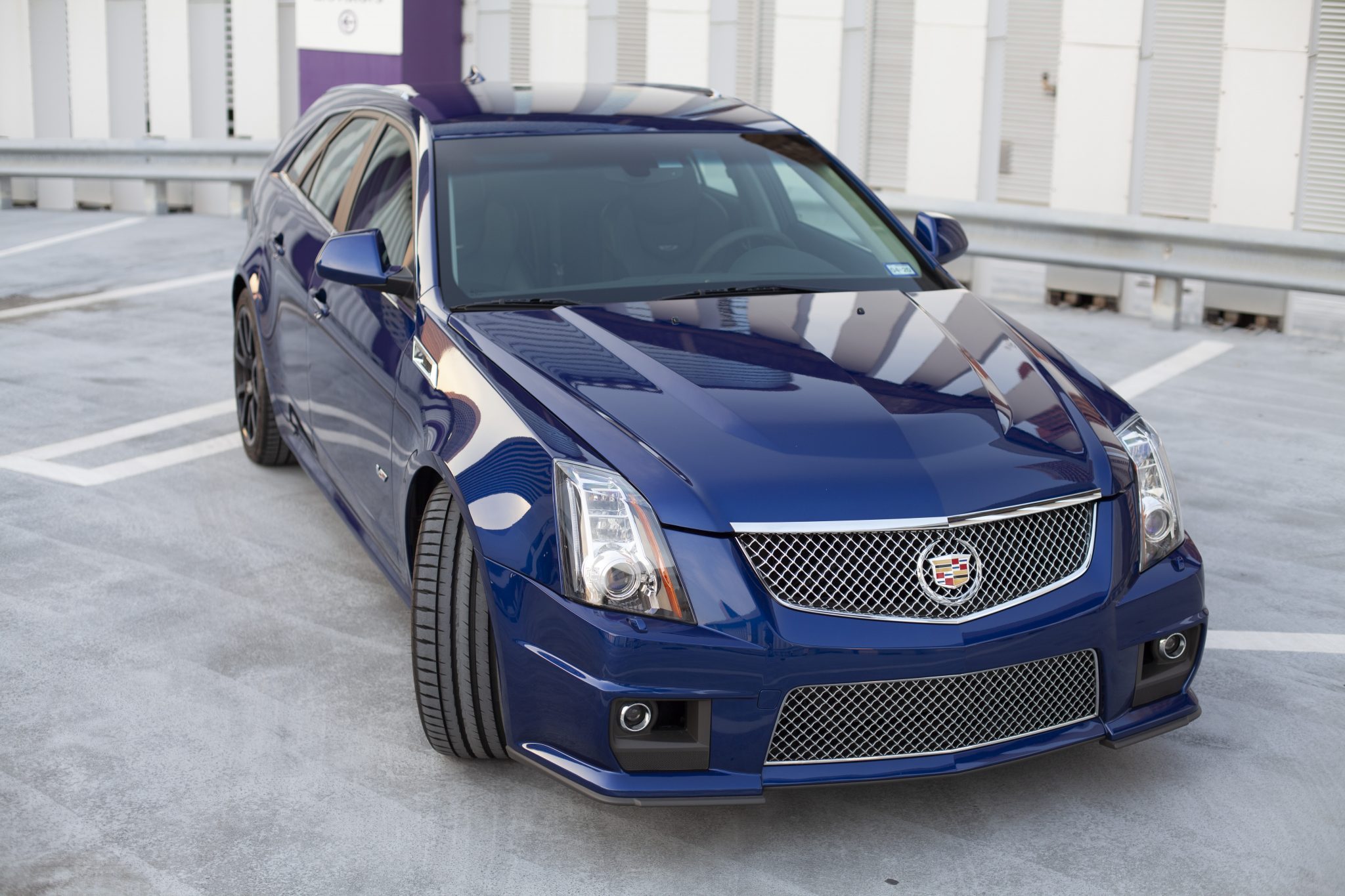 2012 Cadillac CTS-V Wagon in Opulent Blue Metallic