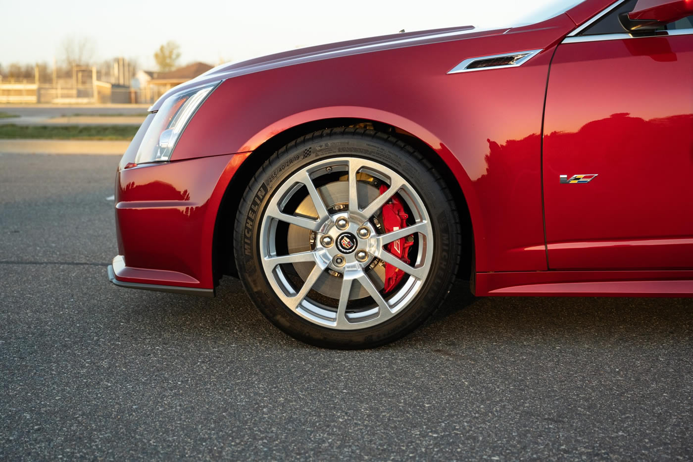 2013 Cadillac CTS-V Wagon in Crystal Red Tintcoat