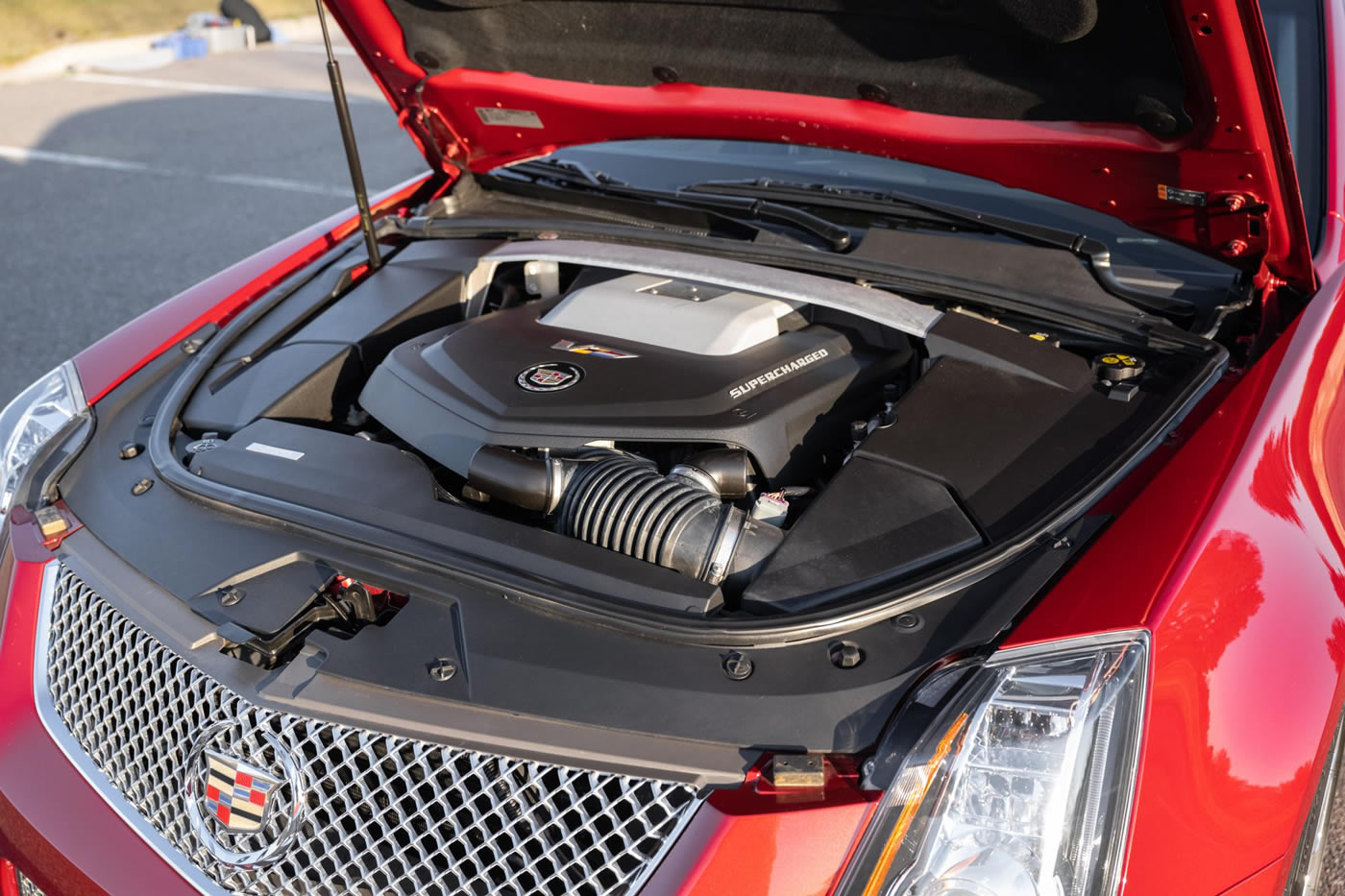 2013 Cadillac CTS-V Wagon in Crystal Red Tintcoat