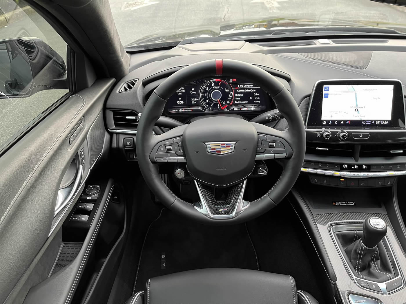 2022 Cadillac CT4-V Black Wing in Black Raven