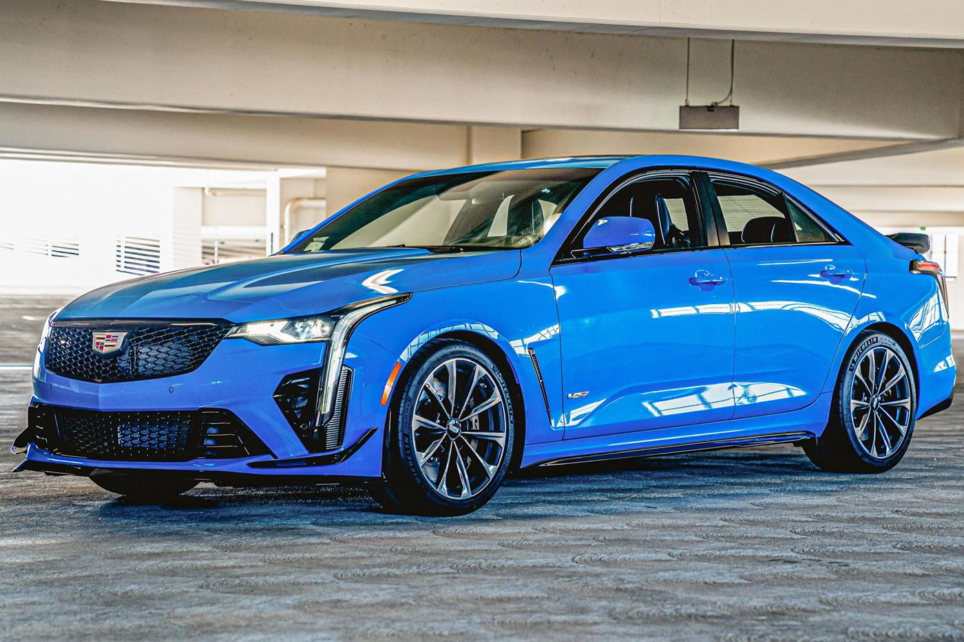 2022 Cadillac CT4-V Blackwing in Electric Blue