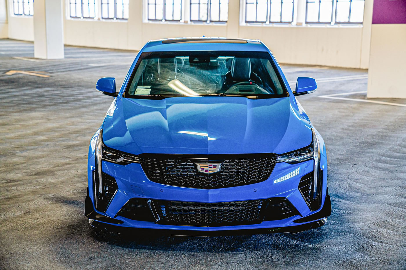 2022 Cadillac CT4-V Blackwing in Electric Blue